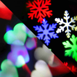 Hot Mini Led Laser Lights proiettore laser di natale Visualizza 4W moving pattern luce Natale Festa di nozze spotlight logo Lamp