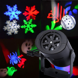 Hot Mini Led Laser Lights christmas laser projector Show 4W moving pattern light Christmas Wedding Party spotlight logo Lamp jr 