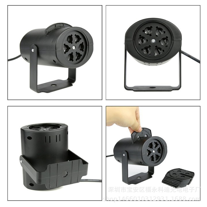 Hot Mini Led Laser Lights proyector láser de navidad Show 4W patrón de luz móvil Christmas Wedding Party spotlight logo Lámpara 