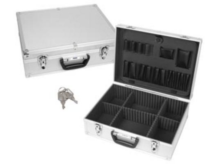 Maleta de herramientas de aluminio 457 x 330 x 152mm jr  international - 1