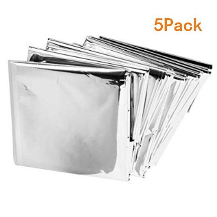 5 Couverture thermique Steroplast Kit de survie Camping Randonnée Premier Secour eclats antivols - 1