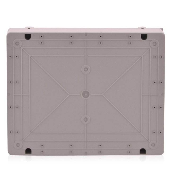 JS7530 Industrial Enclosure 380x300x120mm with Grey Cover and Hinged Screws from Spitzenspannung Elektrotechnik eclats antivols 