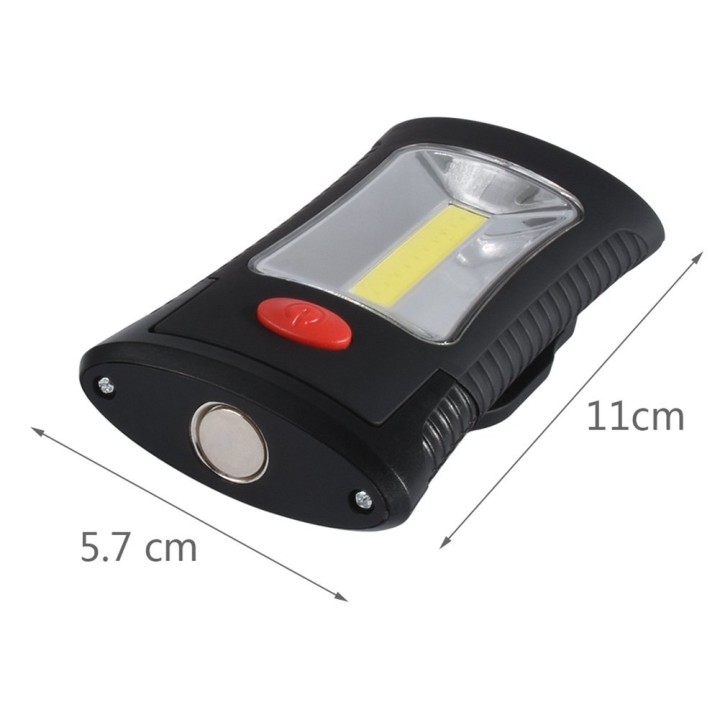 Lampe Torche magnetique 3w cob + 3 LED Baladeuse eclairage lumiere 2 en 1 eclats antivols - 3