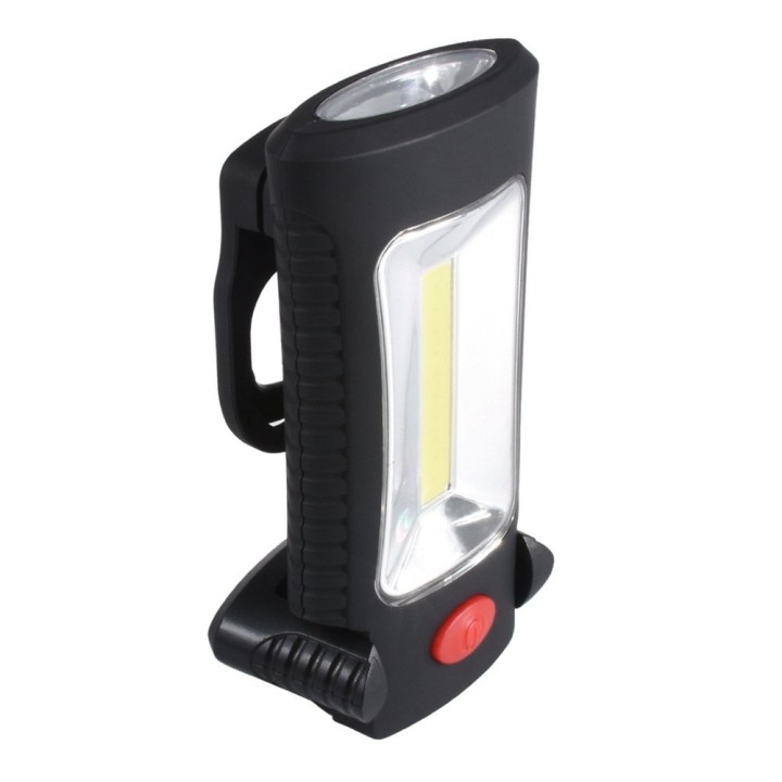 Lampe Torche magnetique 3w cob + 3 LED Baladeuse eclairage lumiere 2 en 1 eclats antivols - 7
