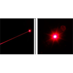 Penna a sfera rossa penna laser puntatore elettronica lazer fascio bianco lampada a led (3 in 1) 143,1651 ippag - 2