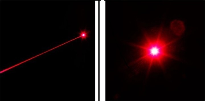 Laser kugelschreiber rot elektronische stechuhr holzgehause als geschenk 143.1651 strahl ippag - 2
