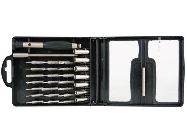 Prazisionsschraubendreherset cr v 28 in 1 velleman - 1