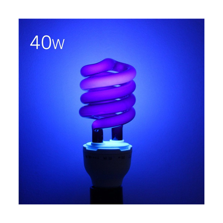 Geführte Glühlampe 220V 40W E27 UV-UV-Spirale energiesparende BlackLight führte Lampe lampada führte purpurrote Farbe lamparas A