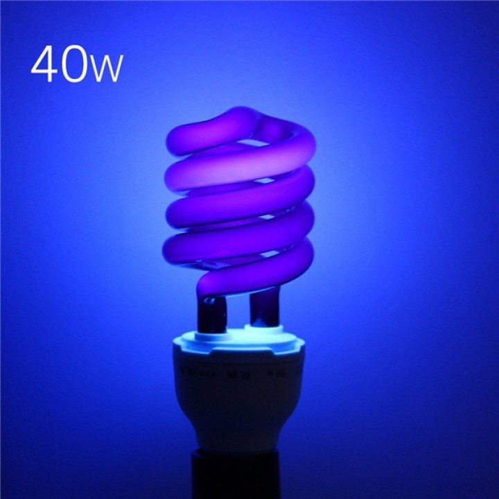 Led light bulb 220V 40W E27 Ultraviolet UV Spiral Energy Saving BlackLight led Lamp lampada led purple color lamparas AA eclats 
