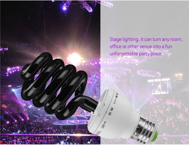Lampadina a led 220V 40W E27 Lampada UV ultravioletta a risparmio energetico BlackLight Lampada a led lampada led colore viola l