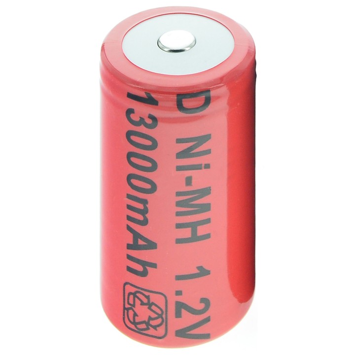 1 Pile LR20 R20 d batterie accu rechargeable 1.2V Ni-MH 13000mAh eclats antivols - 1