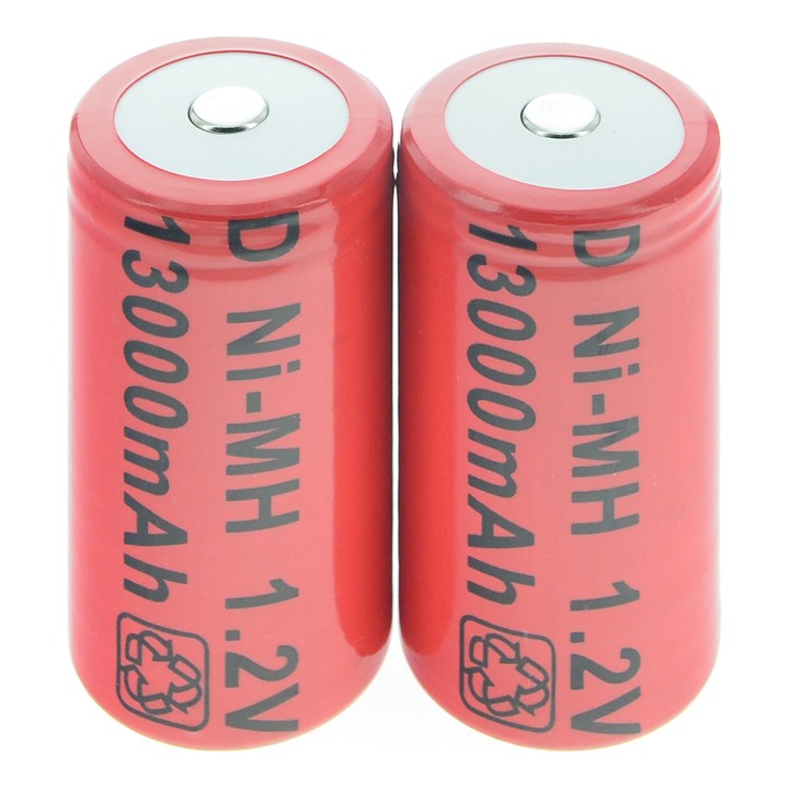 1 Pile LR20 R20 d batterie accu rechargeable 1.2V Ni-MH 13000mAh eclats antivols - 2