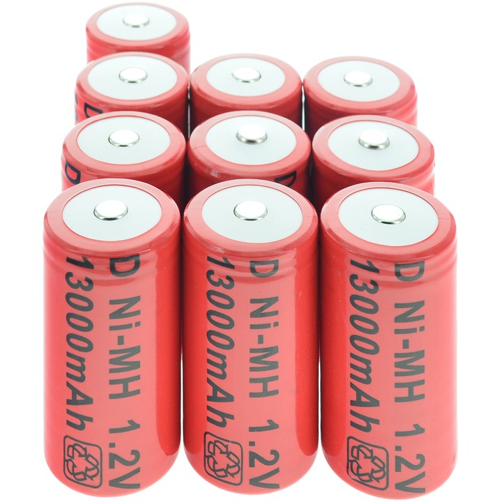 1 Pile LR20 R20 d batterie accu rechargeable 1.2V Ni-MH 13000mAh eclats antivols - 3