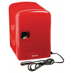 Mini refrigerador portátil 50 W 4 l Rojo eclats antivols - 7