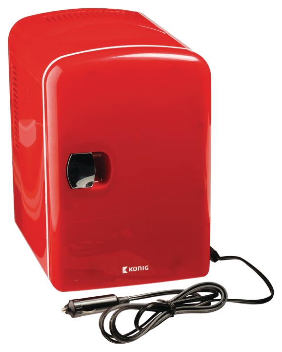 Mini refrigerador portátil 50 W 4 l Rojo eclats antivols - 7