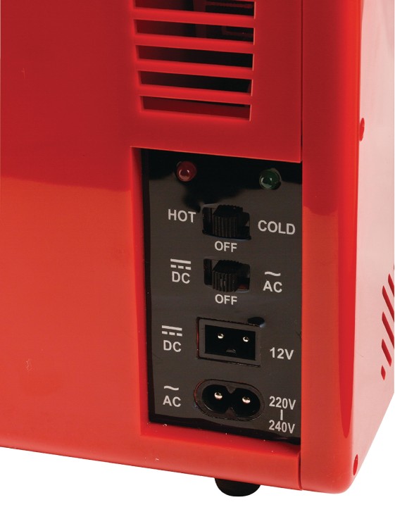 Mini frigo portatile 50 W 4 l Rosso eclats antivols - 1