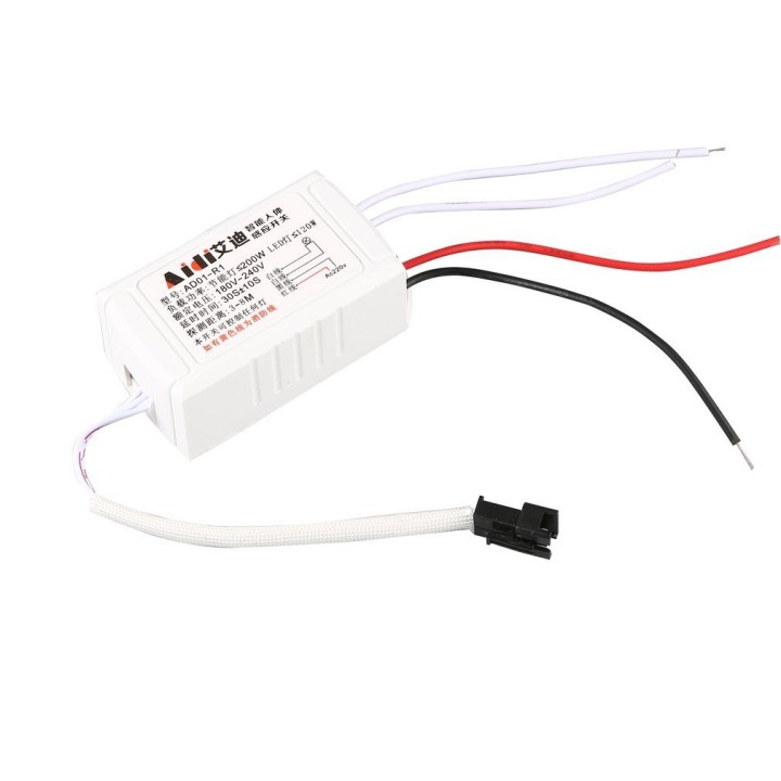 Interruptor infrarrojo del sensor del cuerpo del módulo del infrarrojo de 200W 220V IR Interruptores sensorios de las lámparas l