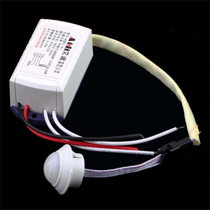 Interruptor infrarrojo del sensor del cuerpo del módulo del infrarrojo de 200W 220V IR Interruptores sensorios de las lámparas l