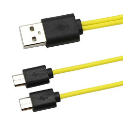 Cable de carga de Znter Micro USB para 2 baterías recargables r6usb r14usb r20usb 6f22usb eclats antivols - 1