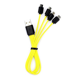 Cable de carga de Znter Micro USB para 4 baterías recargables r6usb r14usb r20usb 6f22usb eclats antivols - 3