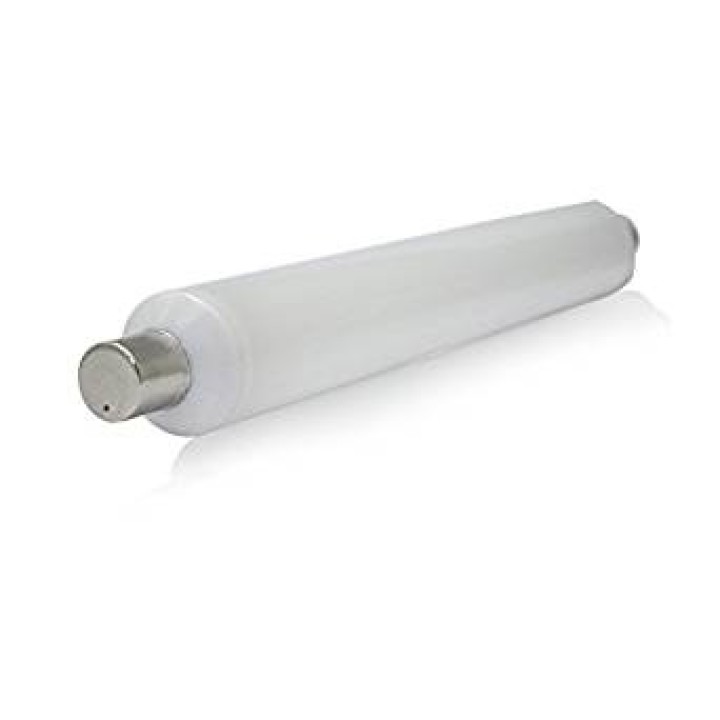 Tube s19 led 220v linolite Salle de Bain 3000°K Verre/PC 6w Dépoli 310x38mm 550 lm eclats antivols - 1