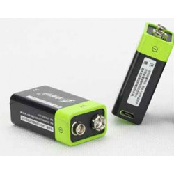 1PCS ZNTER S19 9V 400mAh USB Rechargeable 9V Lipo Battery For RC Camera Drone Accessories eclats antivols - 8