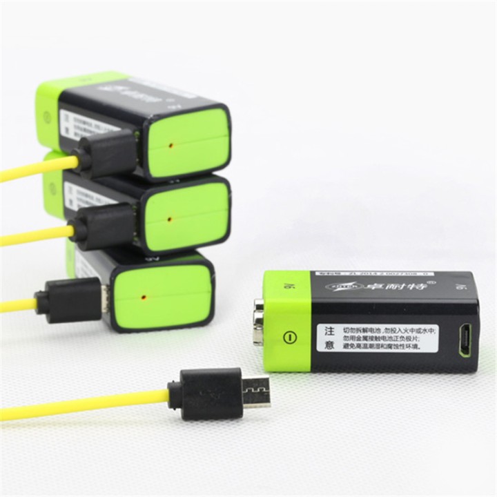 1PCS ZNTER S19 9V 400mAh USB Rechargeable 9V Lipo Battery For RC Camera Drone Accessories eclats antivols - 7