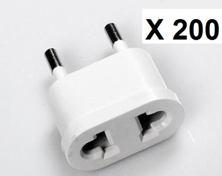 200 Viaggi adattatore cina giappone canada noi del settore elettrico a spina euro-convertitore asia eclats antivols - 1
