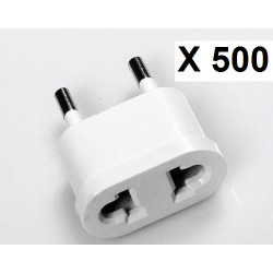 500 Travel adapter plug china japan canada us electric sector to euro plug converter asia eclats antivols - 1