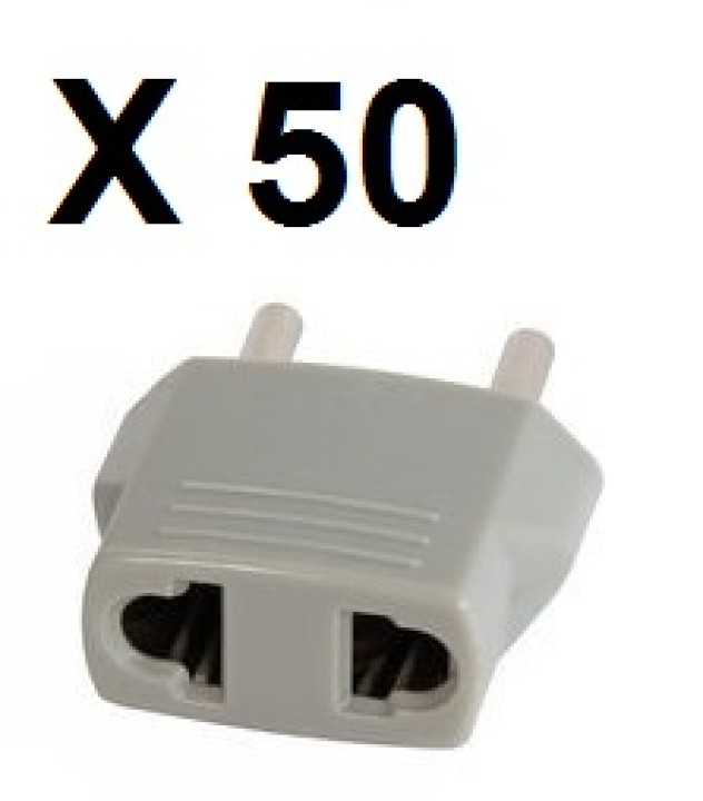 50 Travel adapter plug china japan canada us electric sector to euro plug converter asia eclats antivols - 1