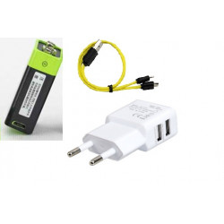 1 UNIDS ZNTER S19 9 V 400 mAh USB Recargable 9 V Lipo Batería Para RC Cámara Drone Accesorios eclats antivols - 1