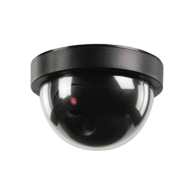 Noir Digicharge Une Caméra Factice Fausse Dummy Caméra CCTV Sécurité Surveillance Camera Extérieur avec Rouge LED 