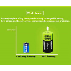 4 Batteria ricaricabile Li-polimeri Li-polimeri da 1,5 V AA micro-carica batterie 1.5 v eclats antivols - 5