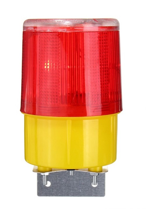 Luz de advertencia de tráfico con energía solar Señal de seguridad Cono Faro Alarma Torre de la lámpara Luz colgante JS-01 eclat