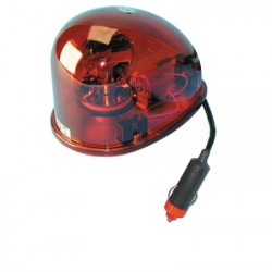 Beacon electric magnetic 24v 21w Red amber flashing light water drop magnetic eclats antivols - 1