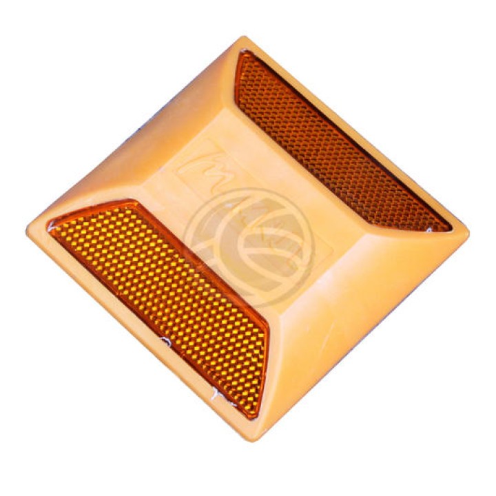 Riflettore plastico strada strada doppio adesivo retro riflettente se91 marcatura sicurezza stradale eclats antivols - 1