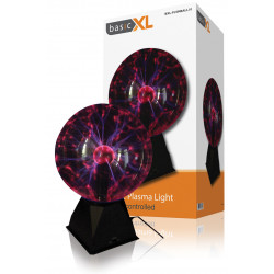 Lampara bola plasma 10'' 20cm luz disco piloto ritmo musica iluminacion decoracion magica konig - 2