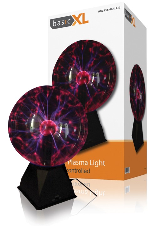 Lampara bola plasma 10'' 20cm luz disco piloto ritmo musica iluminacion decoracion magica konig - 2