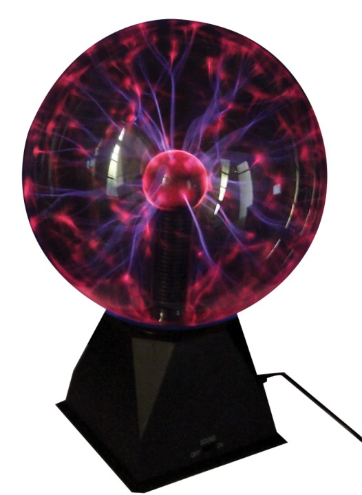 Lampara bola plasma 10'' 20cm luz disco piloto ritmo musica iluminacion decoracion magica konig - 3