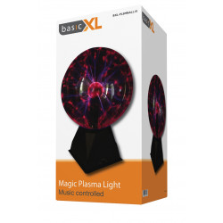 Lampara bola plasma 10'' 20cm luz disco piloto ritmo musica iluminacion decoracion magica konig - 4