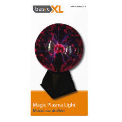 Lampara bola plasma 10'' 20cm luz disco piloto ritmo musica iluminacion decoracion magica konig - 5