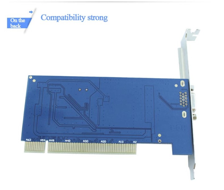 PCI Card 4 Channel Capture Card Surveillance Video Compatible 960H DH D1 Phone Remote eclats antivols - 4