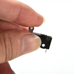 2 Pce Palanca de la palanca del rodillo Terminales de PCB Límite micro Interruptor de cierre / cierre normal eclats antivols - 7