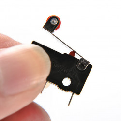 5 Pce Palanca de la palanca del rodillo Terminales de PCB Límite micro Interruptor de cierre / cierre normal eclats antivols - 3