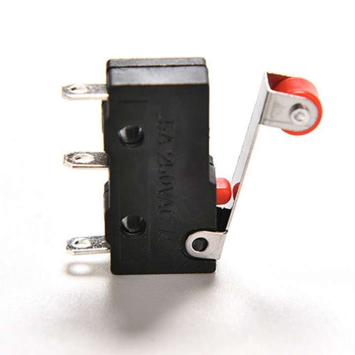 5 Stück Rollenhebel Arm PCB Terminals Micro Limit Normal Schließen / Öffnen Schalter KW12-3 schalter 5A eclats antivols - 5