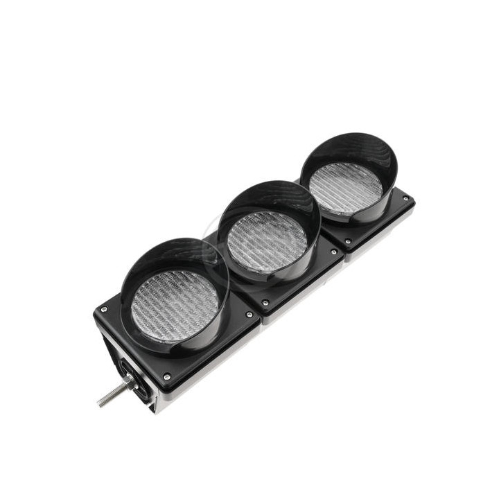 Semáforo exterior IP65 3 x 100 mm 220V LED verde naranja SM32 luces de semáforo eclats antivols - 3