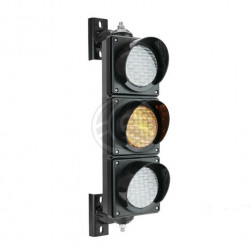 Semáforo exterior IP65 3 x 100 mm 220V LED verde naranja SM32 luces de semáforo eclats antivols - 4