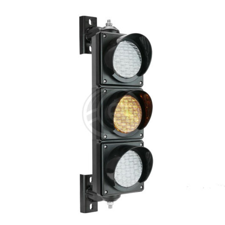 Semáforo exterior IP65 3 x 100 mm 220V LED verde naranja SM32 luces de semáforo eclats antivols - 4