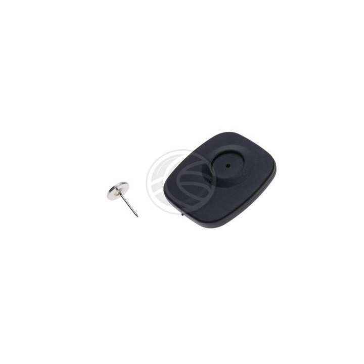 Targhetta + chiodo 8.2mhz per sistema antifurto monoantenna impedisce di portare fuori dai negozi oggetti non passati preventiva