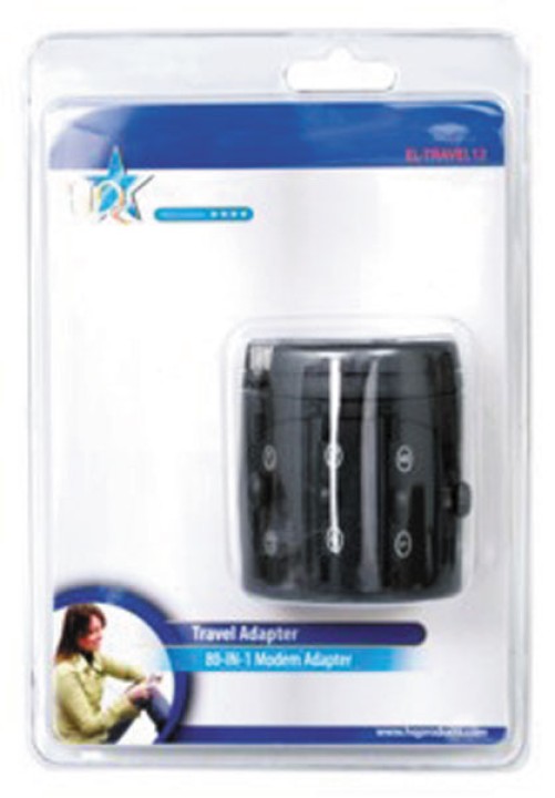 Adattatore presa elettrica telefono modem 80 paesi viaggio austria belgio svizzera italia allemania francia uk konig - 2
